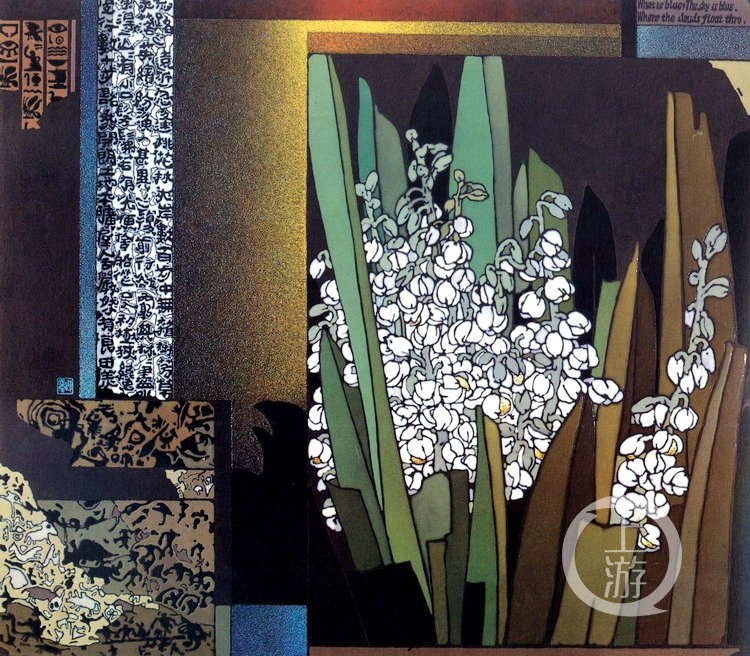 11e7feb48b1c156e7612aba275e8da3f.jpg 《四月的漫步》陈恩深 木板漆画、聚氨酯.jpg